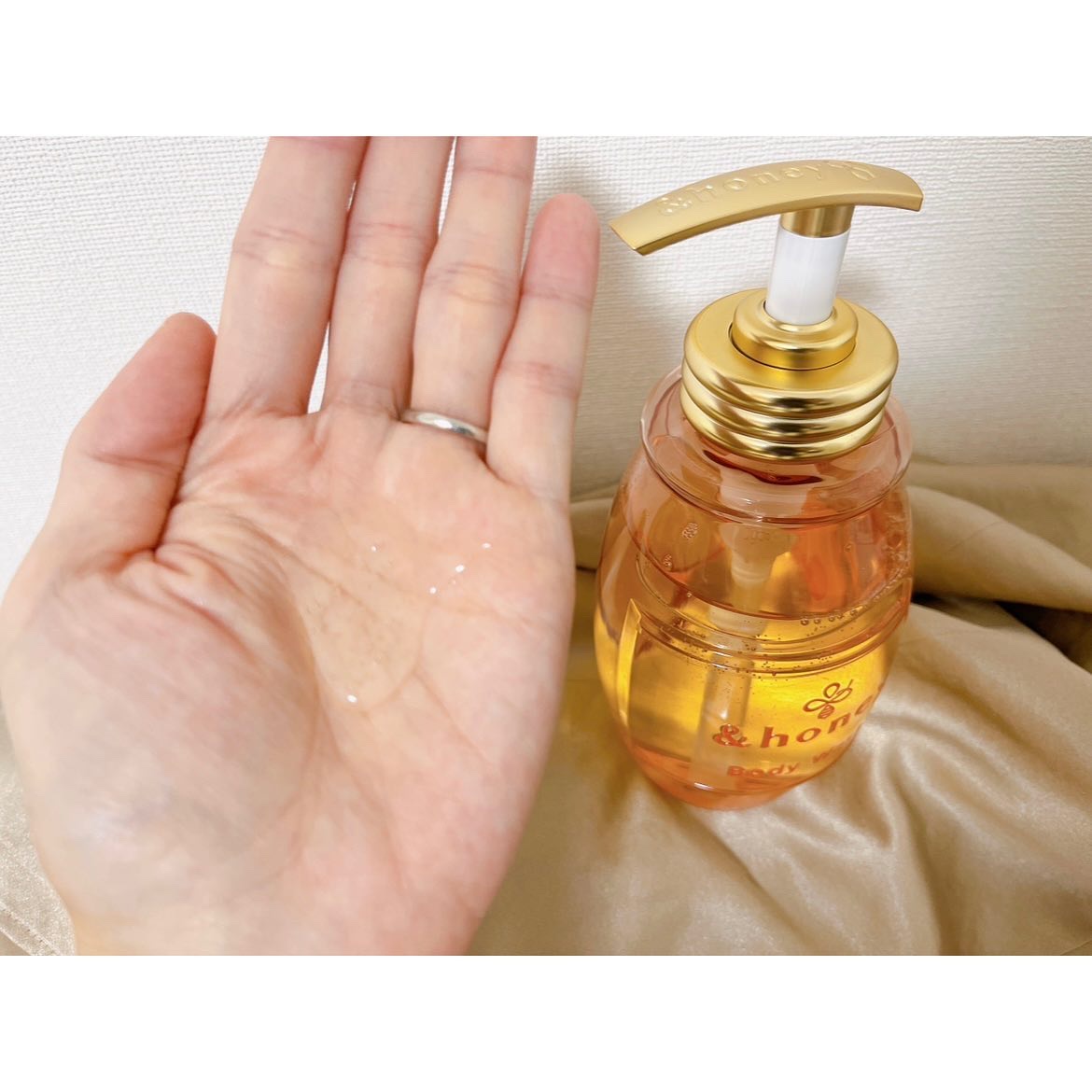 メルティモイスト ジェルボディウォッシュ/&honey/ボディソープを使ったクチコミ（3枚目）