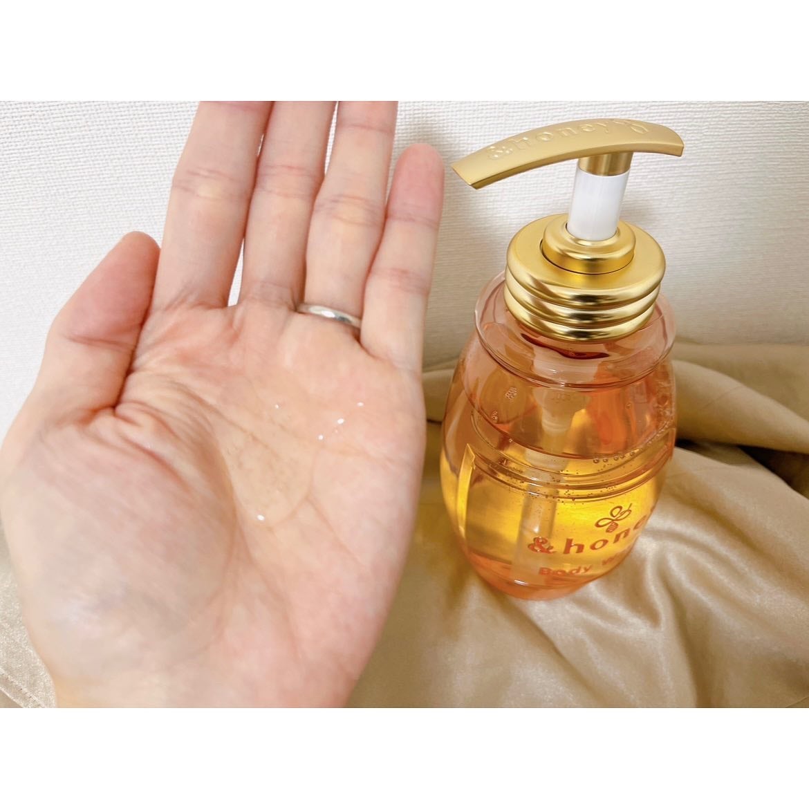 メルティモイスト ジェルボディウォッシュ/&honey/ボディソープを使ったクチコミ(3枚目)