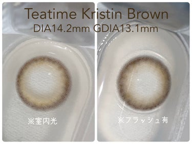 Teatime Kristin/Hapa kristin/カラーコンタクトレンズを使ったクチコミ（2枚目）