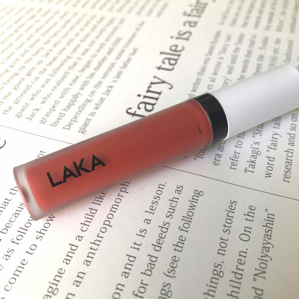 ウォータリーシアー リップスティック 04 CLAUDE/Laka/口紅を使ったクチコミ（3枚目）