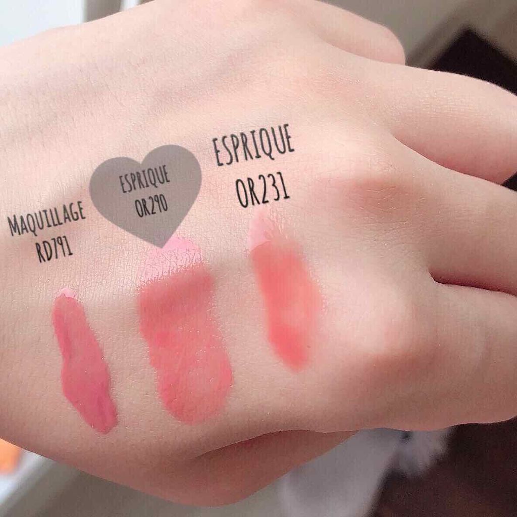 ジューシー クッション ルージュ/ESPRIQUE/口紅を使ったクチコミ(3枚目)