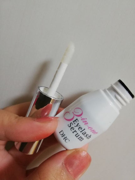 スリーインワンアイラッシュセラム/DHC/まつげ美容液を使ったクチコミ(1枚目)