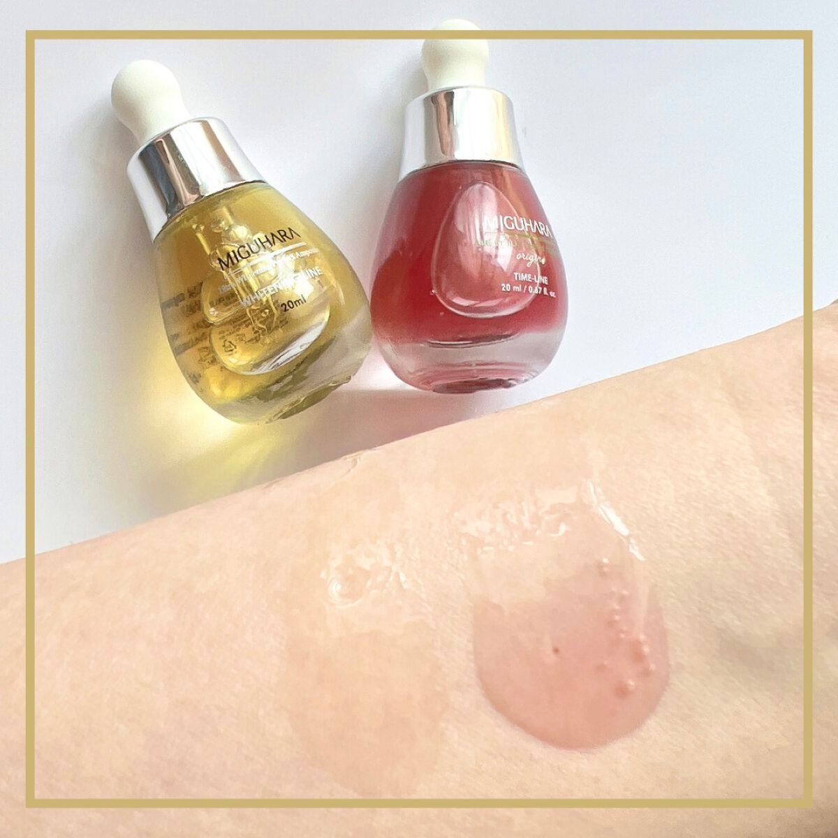 アンチリンクルエフェクトアンプルオリジン/MIGUHARA/美容液を使ったクチコミ（3枚目）