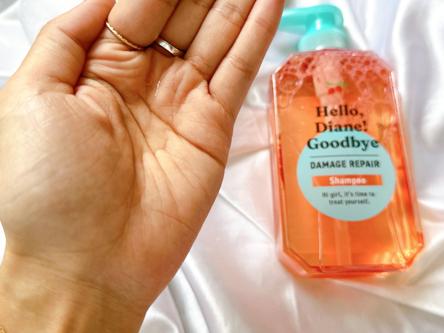 ハローダイアン グッバイ ダメージリペア シャンプー/トリートメント/ダイアン/市販シャンプーを使ったクチコミ(2枚目)