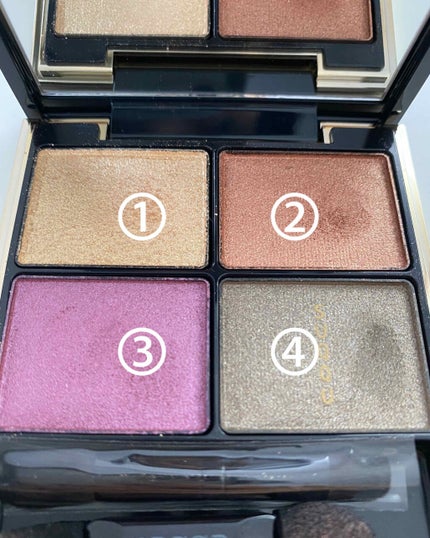 デザイニング カラー アイズ/SUQQU/アイシャドウパレットを使ったクチコミ(2枚目)