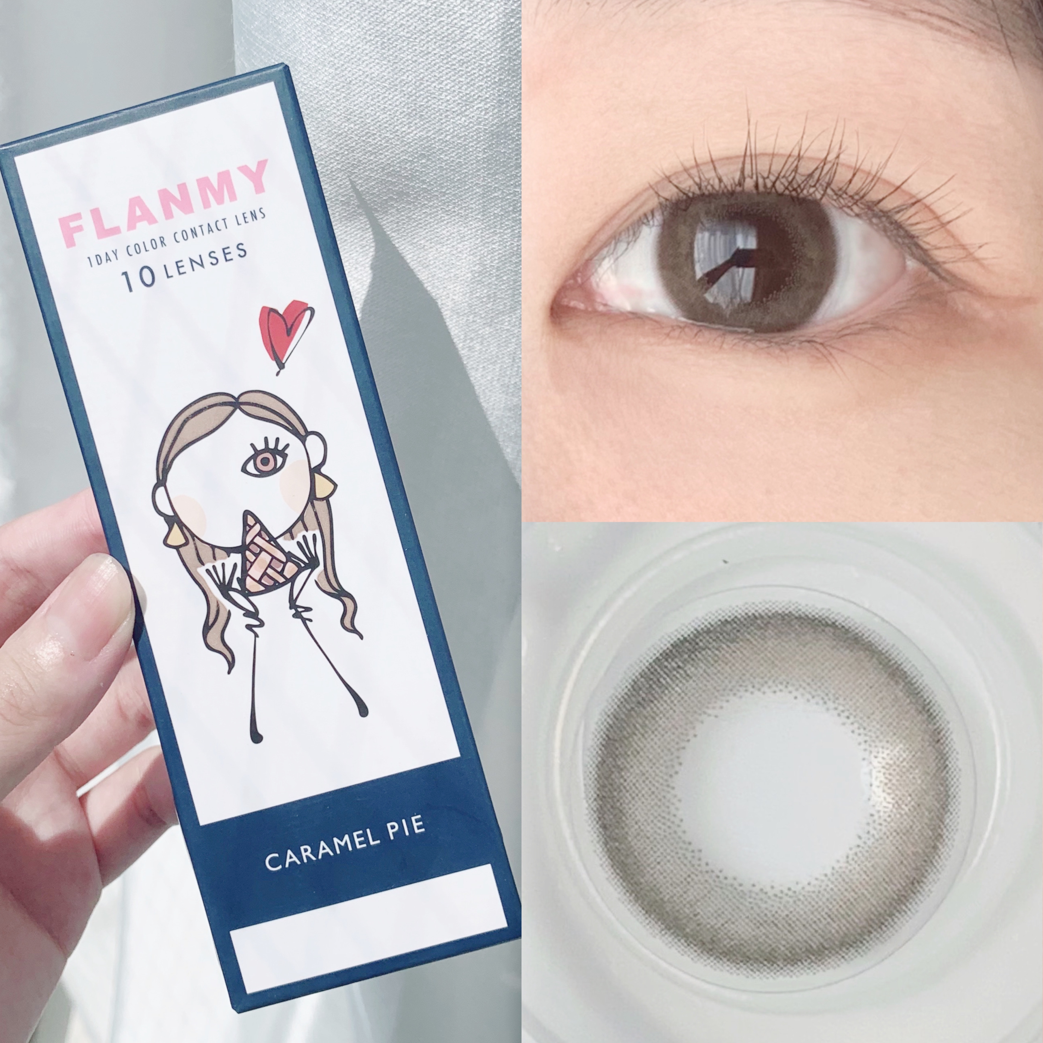 FLANMY 1day/FLANMY/ワンデー（１DAY）カラコンを使ったクチコミ（3枚目）