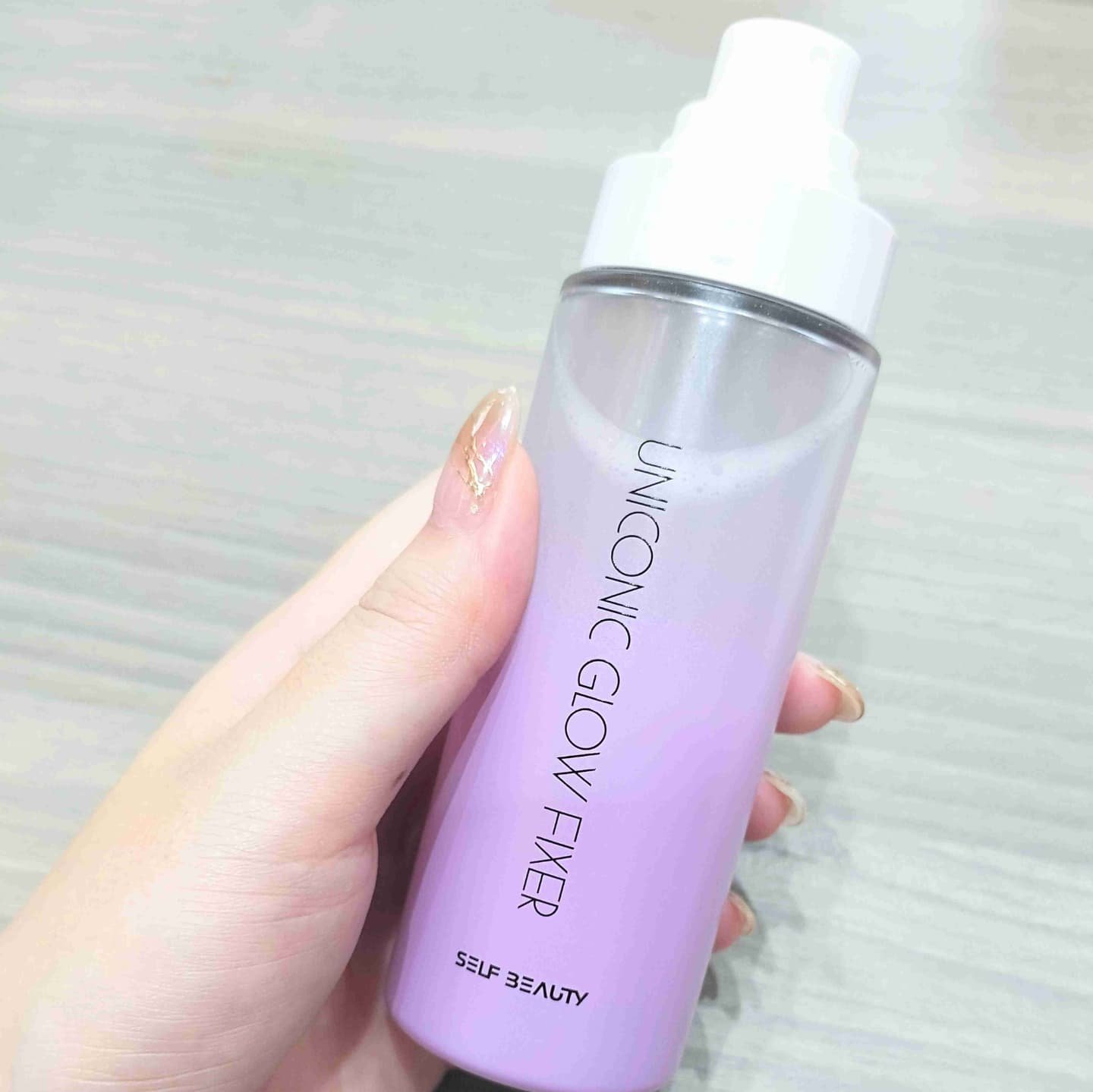 ユニコーン メイクアップグローフィックスミスト/SELF BEAUTY/フィックスミストを使ったクチコミ（2枚目）