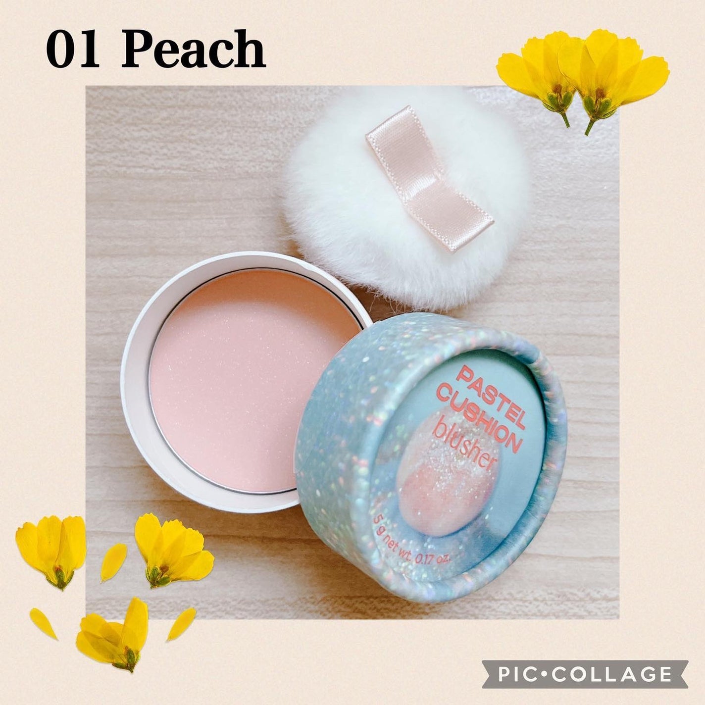 パステルクッションブラッシャー/THE FACE SHOP/パウダーチークを使ったクチコミ(2枚目)