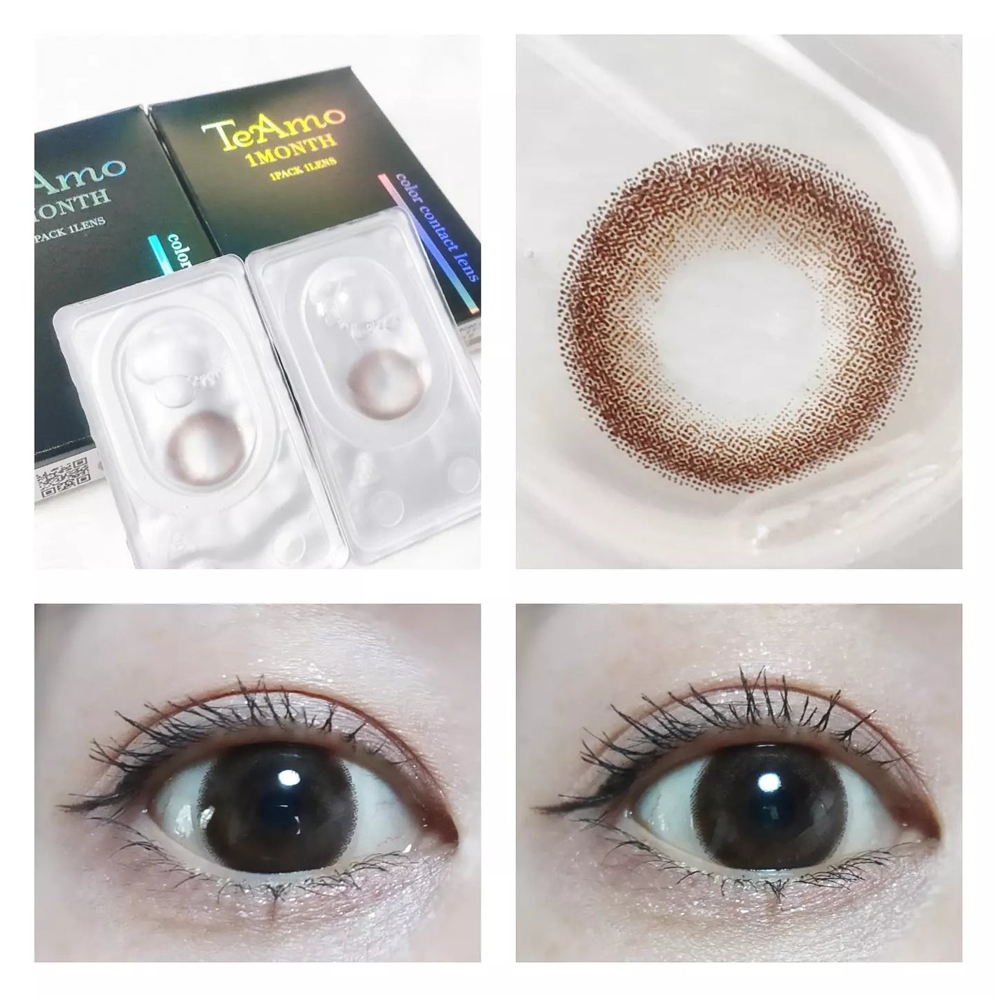 TeAmo 1month/TeAmo/1ヶ月(1MONTH)カラコンを使ったクチコミ(3枚目)