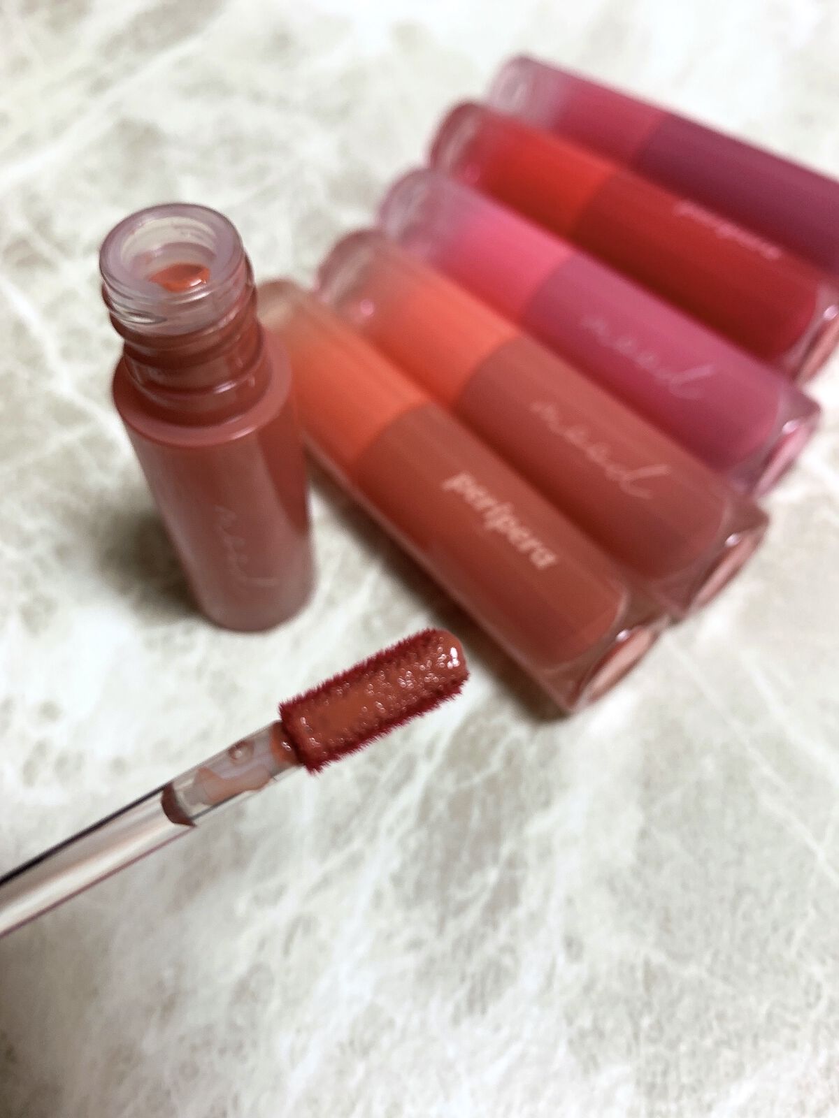 ペリペラ インク ムード グロイ ティント/PERIPERA/リップティントを使ったクチコミ（3枚目）