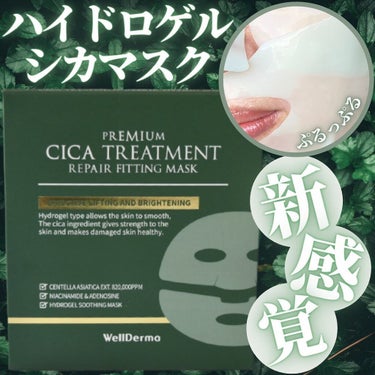 プレミアムシカトリートメントリペアフィッティングマスク/WellDerma/シートマスク・パックを使ったクチコミ（1枚目）