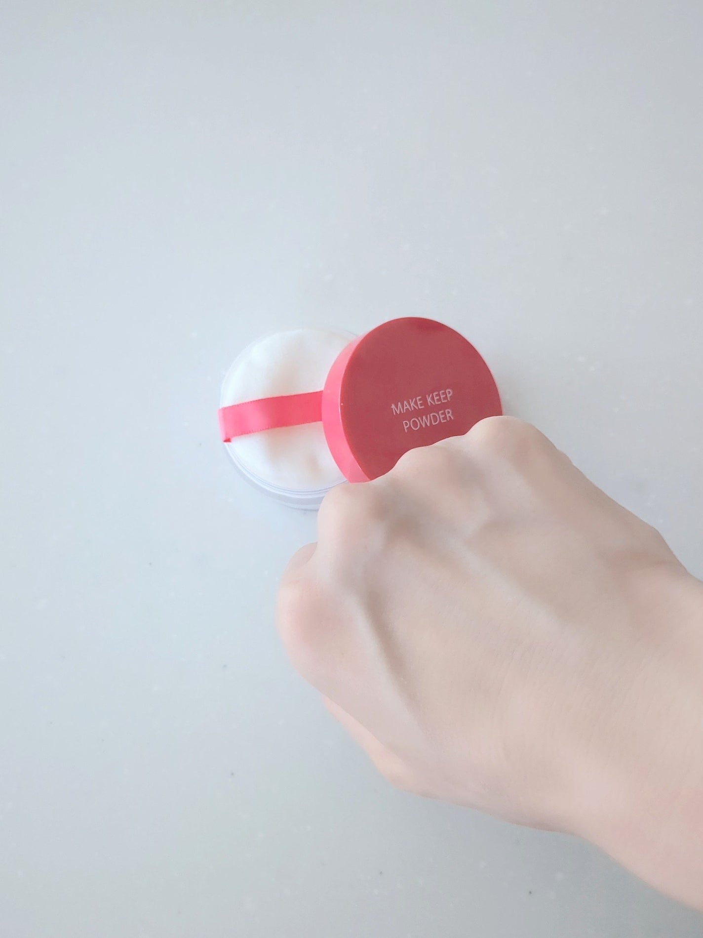 メイク キープ パウダー/コーセーコスメニエンス/ルースパウダーを使ったクチコミ(4枚目)