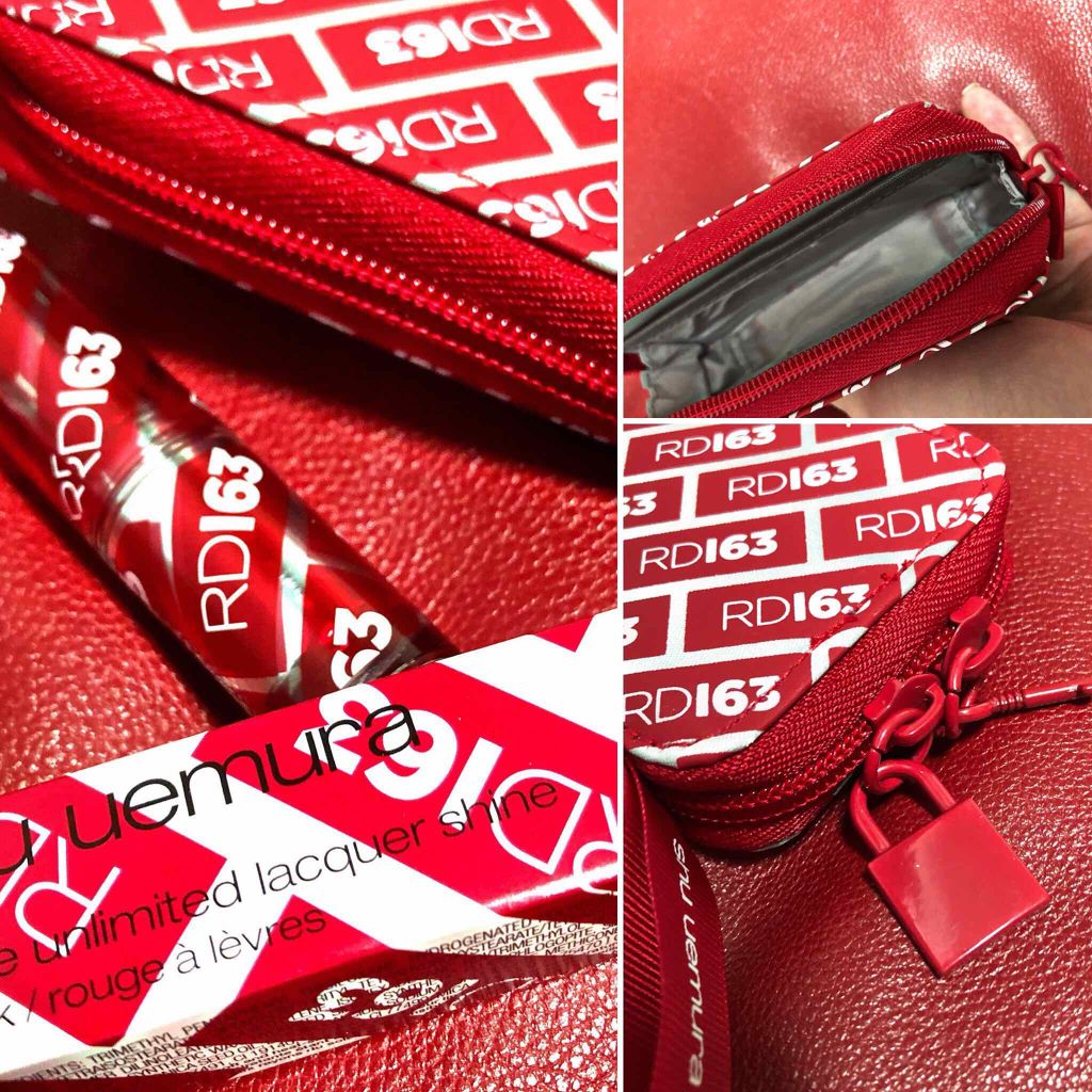 ルージュ アンリミテッド ラッカーシャイン/shu uemura/口紅を使ったクチコミ(3枚目)