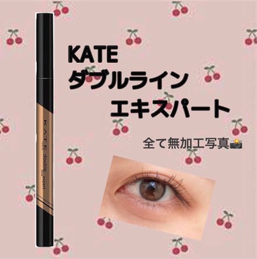 ダブルラインエキスパート LB-1 自然にみせる極薄ブラウン/KATE/リキッドアイライナーを使ったクチコミ（1枚目）