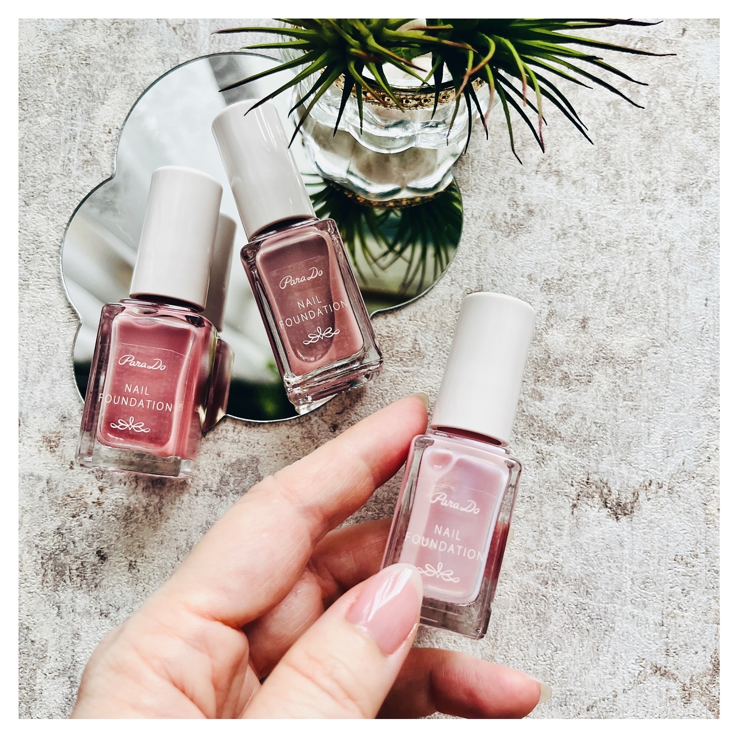 ネイルファンデーション/パラドゥ/マニキュアを使ったクチコミ（2枚目）