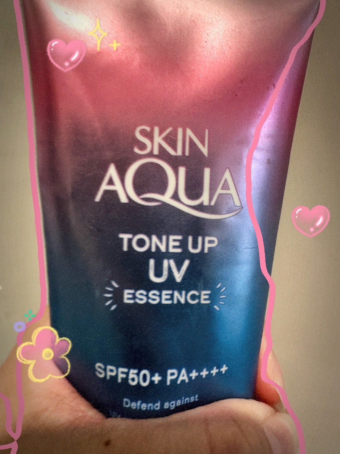 スキンアクア トーンアップUVエッセンス/スキンアクア/日焼け止めクリームを使ったクチコミ(1枚目)