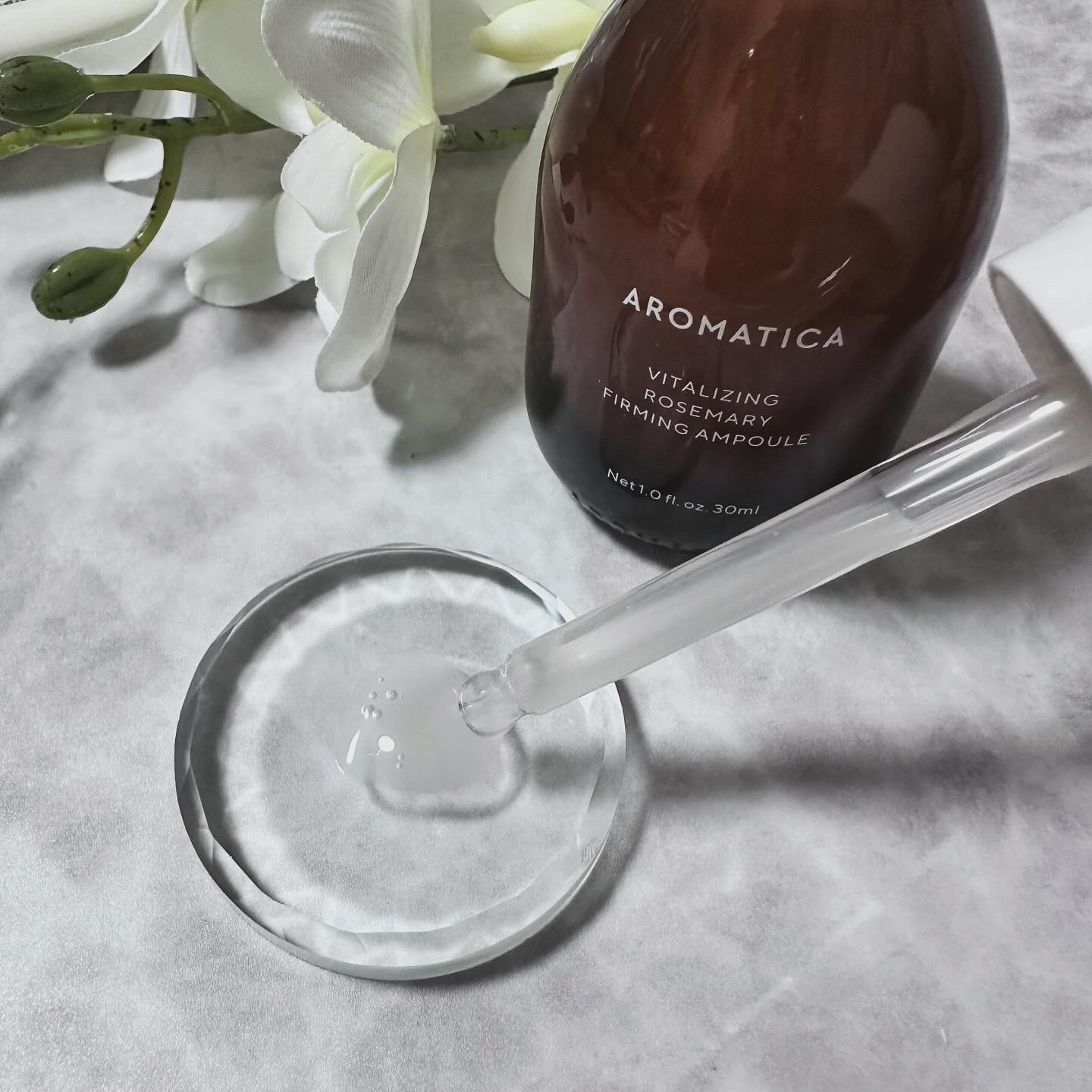 バイタライジング ローズマリー ファーミング アンプル/AROMATICA/美容液を使ったクチコミ（3枚目）