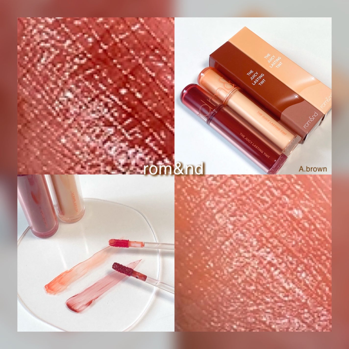 ザ ジューシーラスティングティント/rom&nd/リップティントを使ったクチコミ(7枚目)
