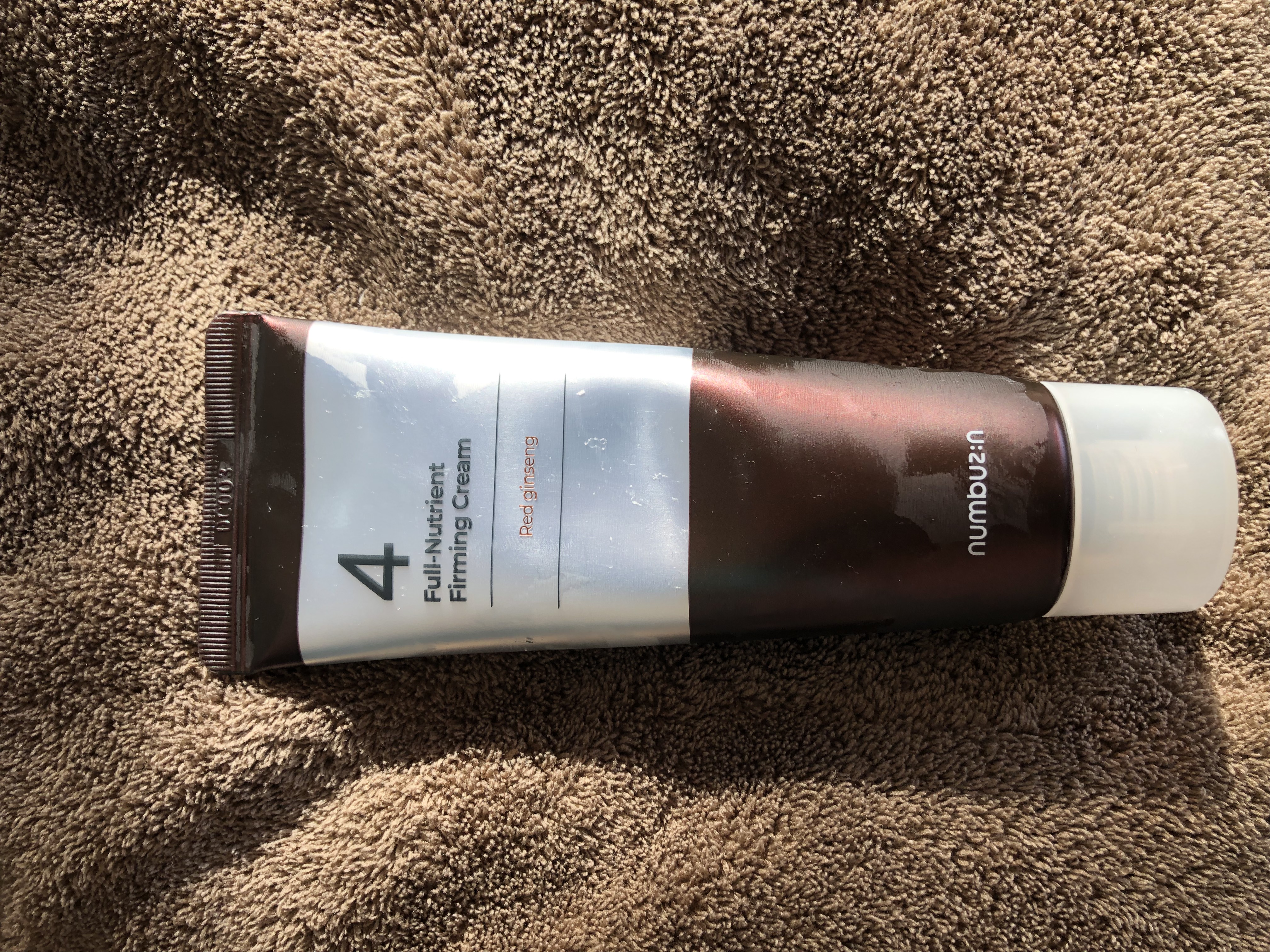 4番 高麗人参たっぷり栄養膜クリーム/numbuzin/フェイスクリームを使ったクチコミ（1枚目）