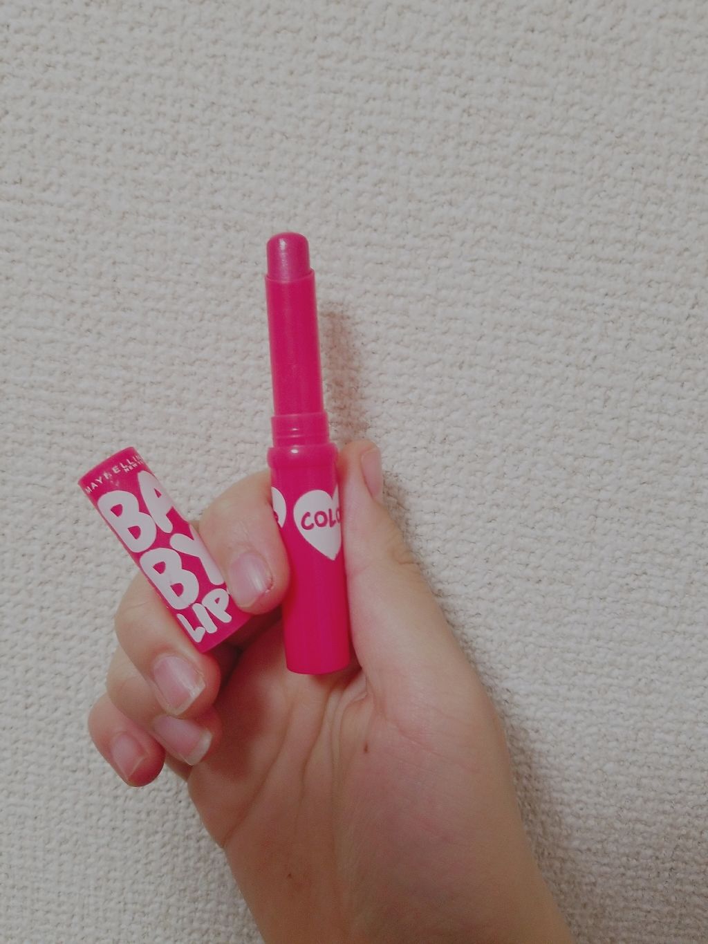 リップクリーム カラー BABY LIPS/MAYBELLINE NEW YORK/リップケアを使ったクチコミ（1枚目）