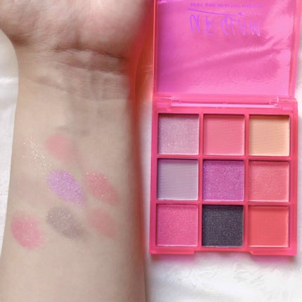 UR GLAM BLOOMING EYE COLOR PALETTE/U R GLAM/アイシャドウパレットを使ったクチコミ(2枚目)