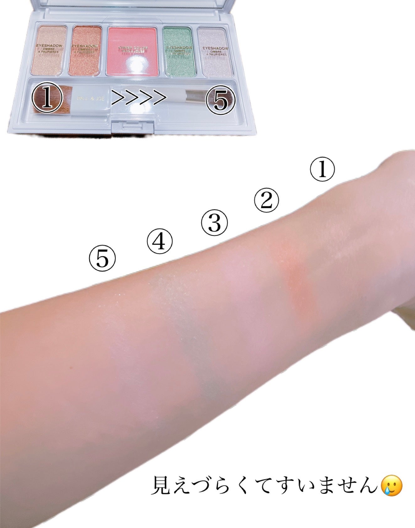 メイクアップ パレット/PAUL & JOE BEAUTE/その他化粧小物を使ったクチコミ(2枚目)