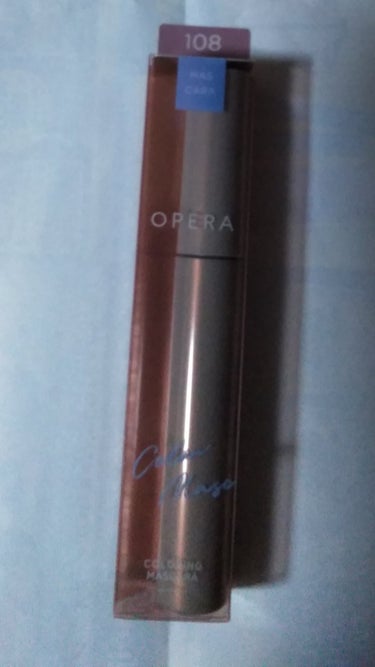 オペラ カラーリングマスカラ 108 モーヴグレー（限定色）/OPERA/マスカラを使ったクチコミ（1枚目）