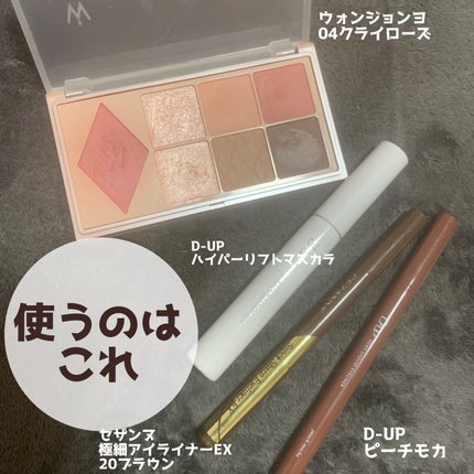 ウォンジョンヨ W デイリームードアップパレット /Wonjungyo/アイシャドウパレットを使ったクチコミ(3枚目)
