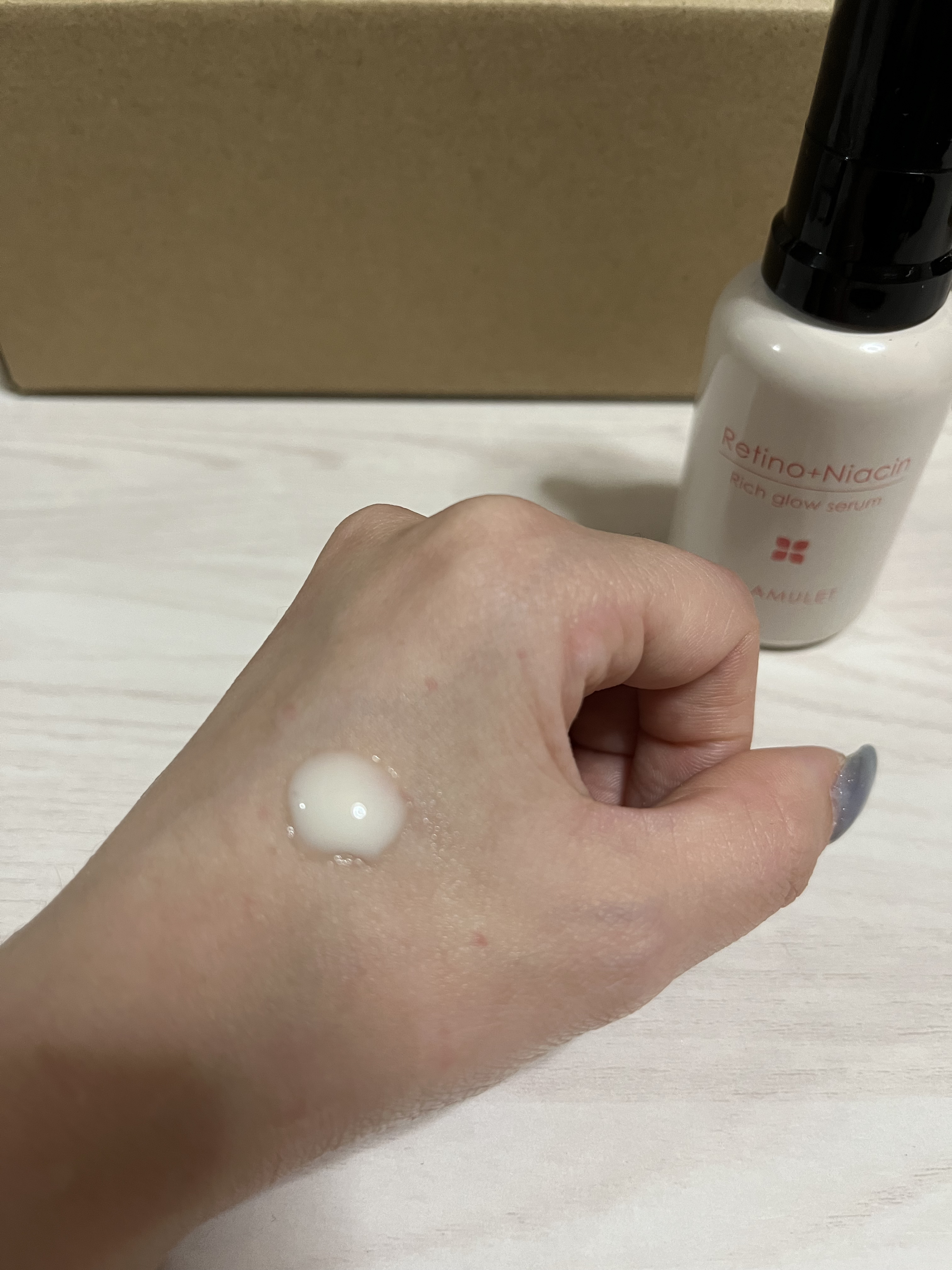 リッチグロウセラム/My AMULET/美容液を使ったクチコミ（2枚目）