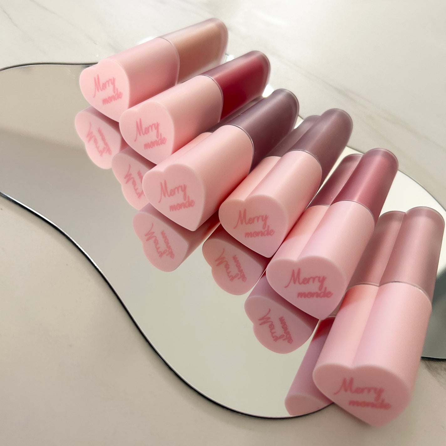 ミルクハートティントリップアンドチーク/Merrymonde/リップティントを使ったクチコミ(9枚目)