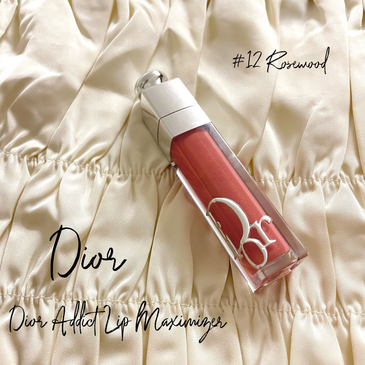 【旧】ディオール アディクト リップ マキシマイザー 012 ローズウッド（バックステージ限定色）/Dior/リップグロスを使ったクチコミ（1枚目）