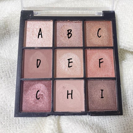 UR GLAM BLOOMING EYE COLOR PALETTE/U R GLAM/アイシャドウパレットを使ったクチコミ(2枚目)