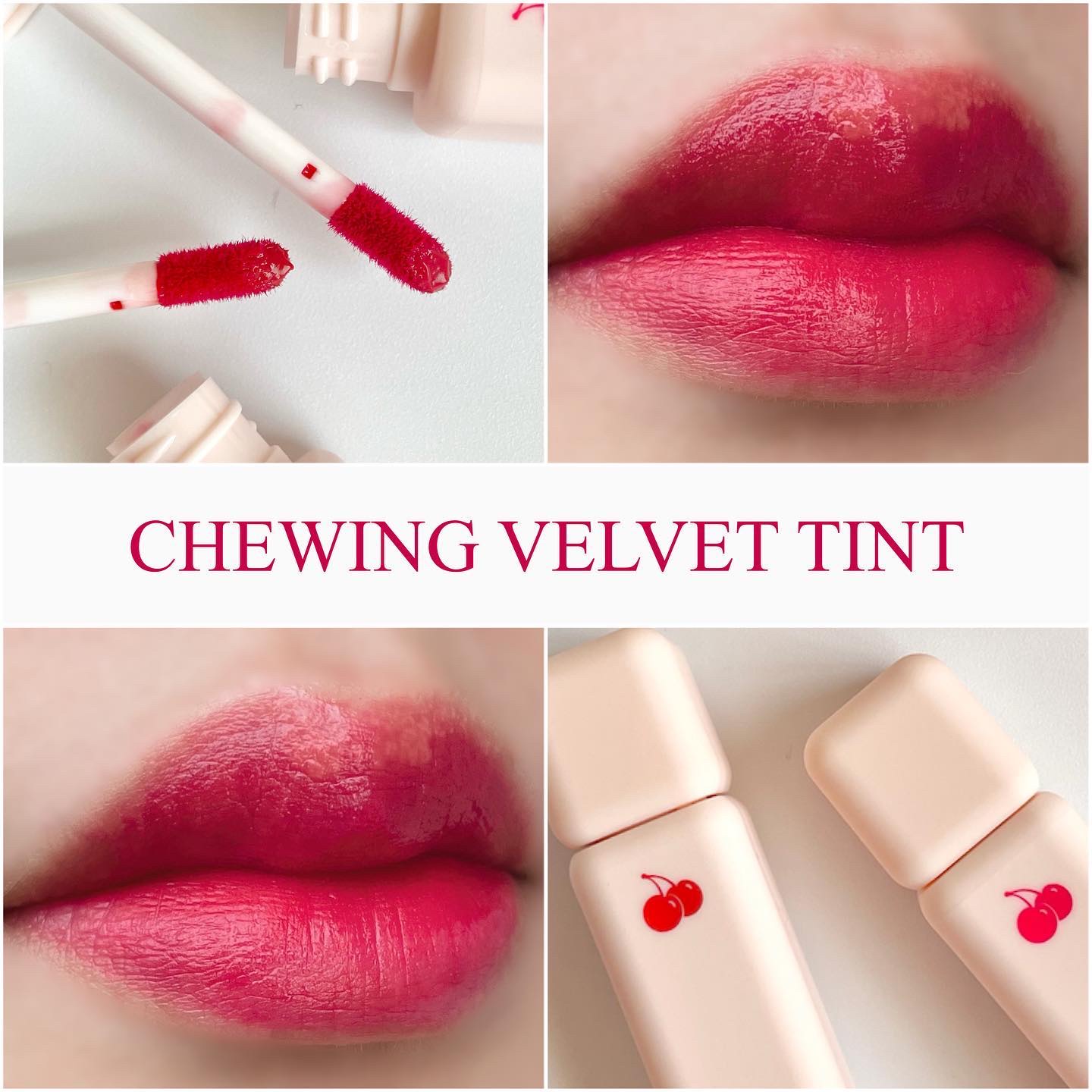 チューインガムベルベットティント 03 MARMALADE PEACH/KIRSH(キルシー)/リップティントを使ったクチコミ（1枚目）