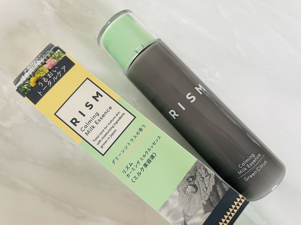 カーミング ミルクエッセンス グリーンシトラスの香り /RISM/美容液を使ったクチコミ（3枚目）
