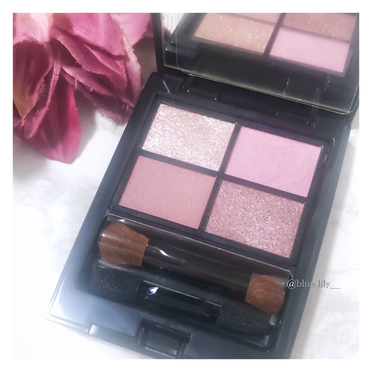 ミネラルクラッシィシャドー グリッターモーブ（限定）/エトヴォス/アイシャドウパレットを使ったクチコミ（2枚目）