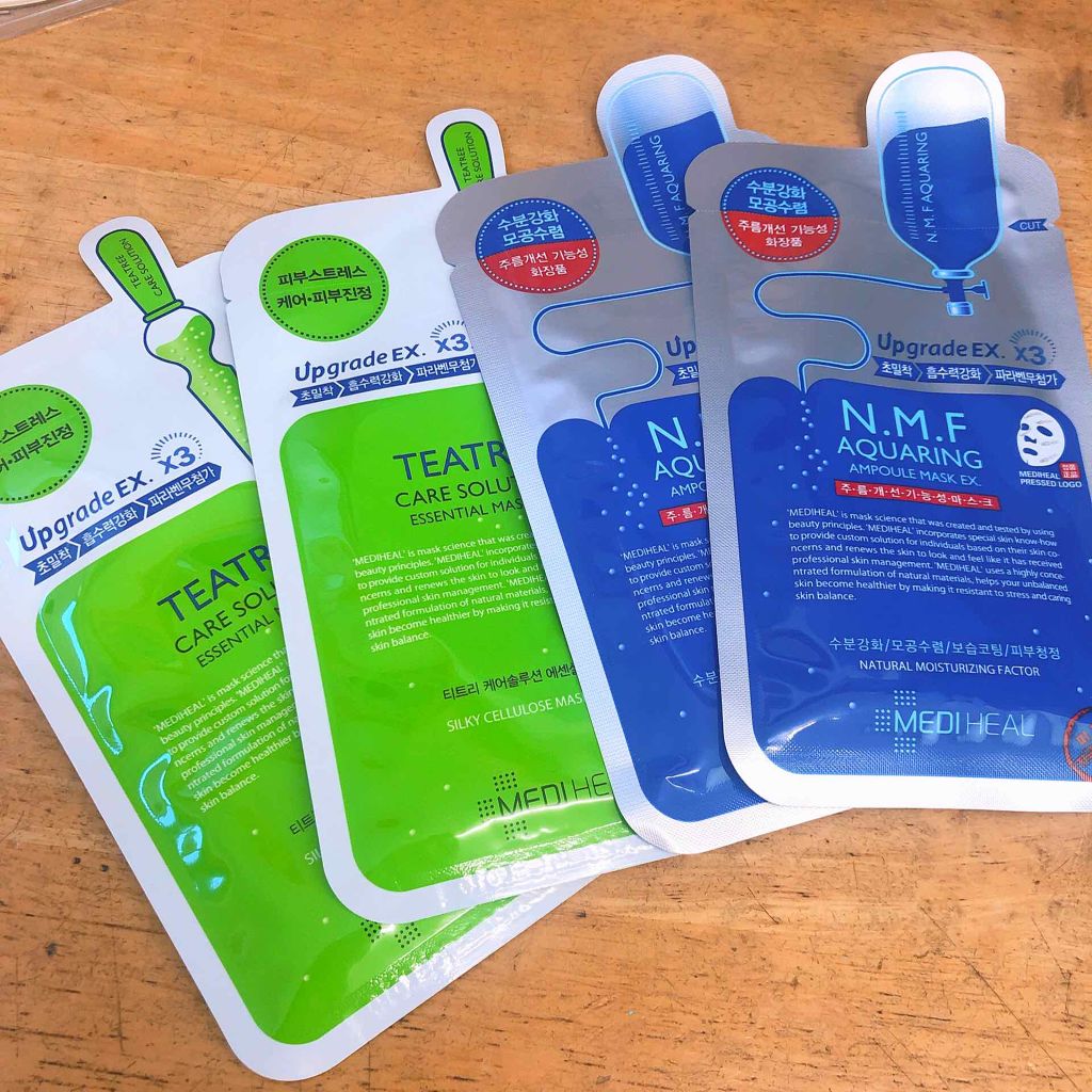 N.M.FアクアアンプルマスクJEX/MEDIHEAL/シートマスク・パックを使ったクチコミ(1枚目)