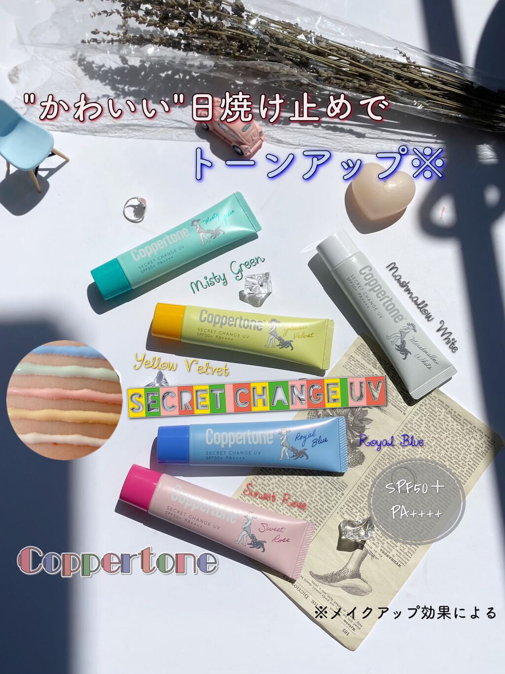 コパトーン シークレットチェンジUV ロイヤルブルー/コパトーン/日焼け止めジェルを使ったクチコミ（1枚目）