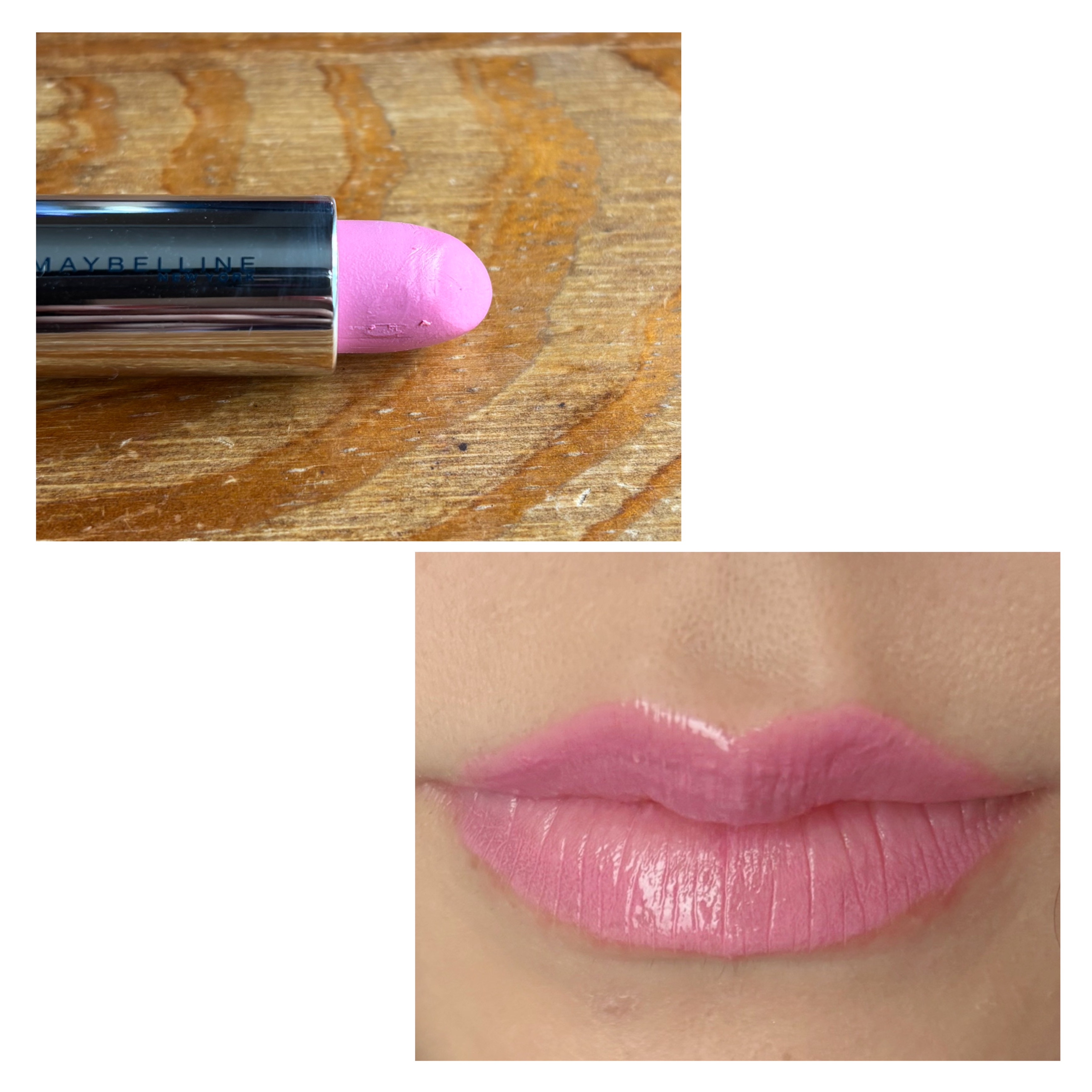 ウォーター シャイニー ミルキー N(ネオヌード コレクション)/MAYBELLINE NEW YORK/口紅を使ったクチコミ（2枚目）