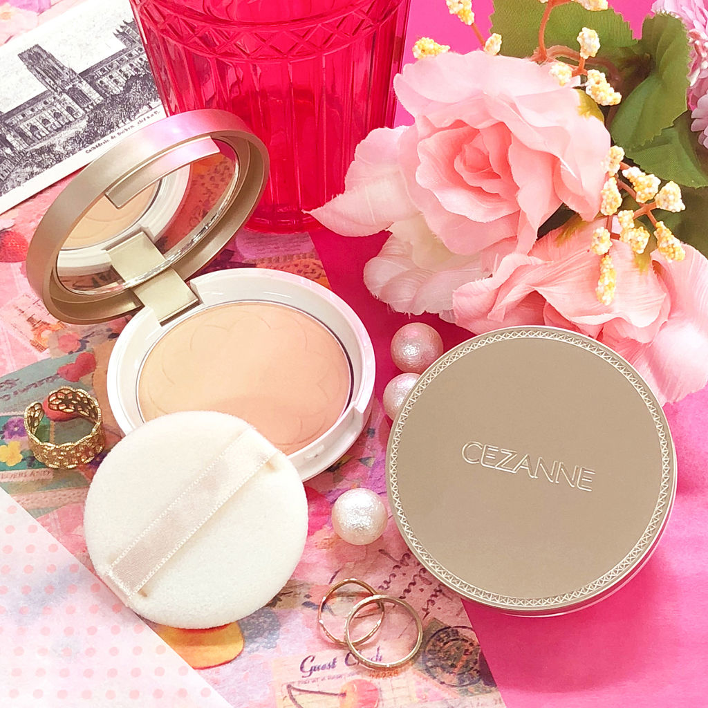 UVクリアフェイスパウダー/CEZANNE/プレストパウダーを使ったクチコミ（2枚目）