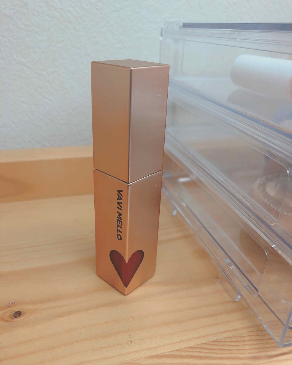 ハートウィンドウリップティントベルベットタイプ/VAVI MELLO/口紅を使ったクチコミ(1枚目)