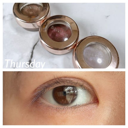 シャイニーシャドウ N/excel/単色アイシャドウを使ったクチコミ(4枚目)