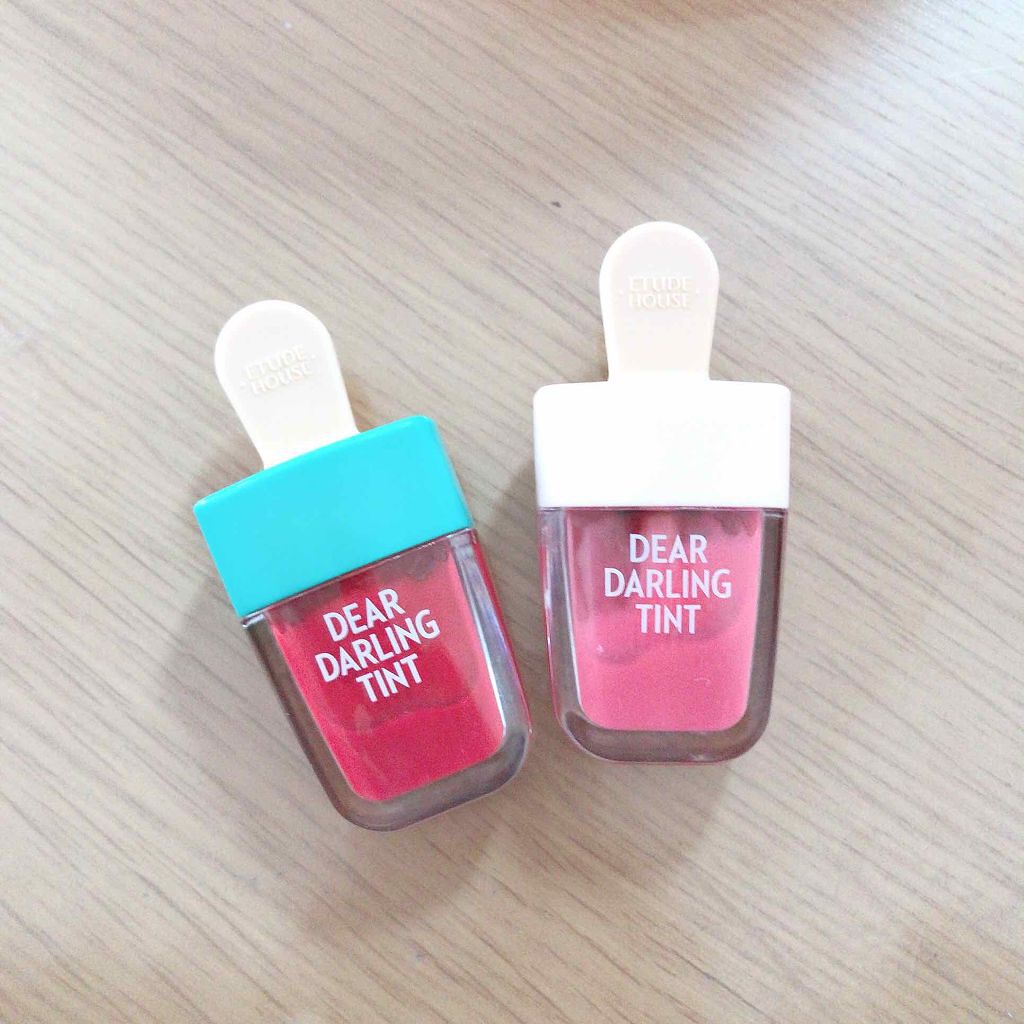 ディアダーリン ウォータージェルティント (アイスティント)/ETUDE/口紅を使ったクチコミ(1枚目)