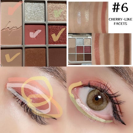 ドットオンムードアイパレット/Heart Percent/アイシャドウパレットを使ったクチコミ(4枚目)