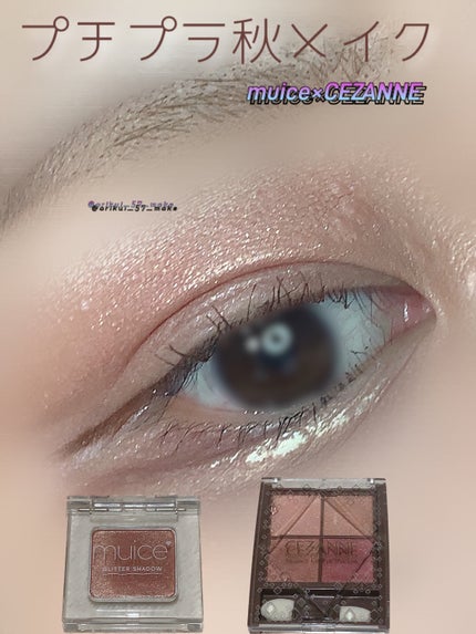 うるみオンアイズ/muice/単色アイシャドウを使ったクチコミ(1枚目)
