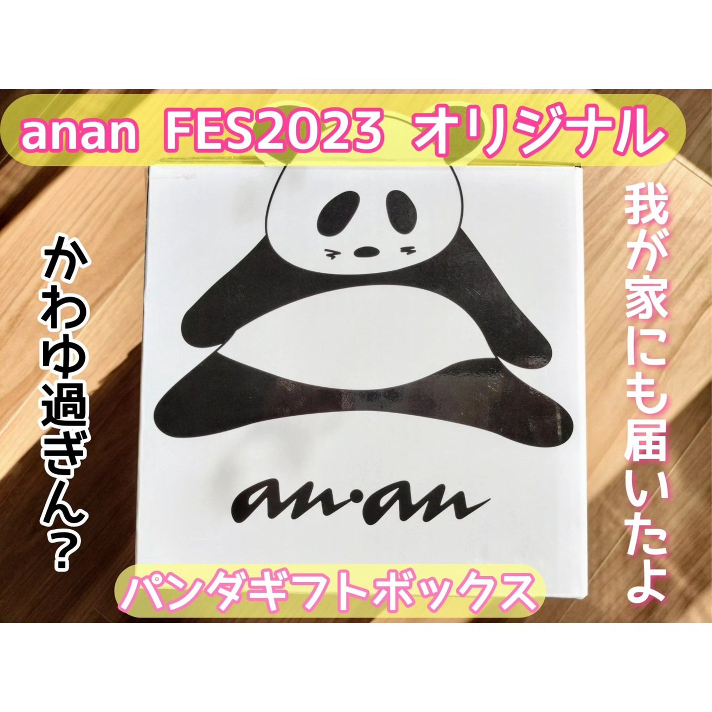 ananfes2023パンダギフトボックス/anan/その他キットセットを使ったクチコミ(1枚目)