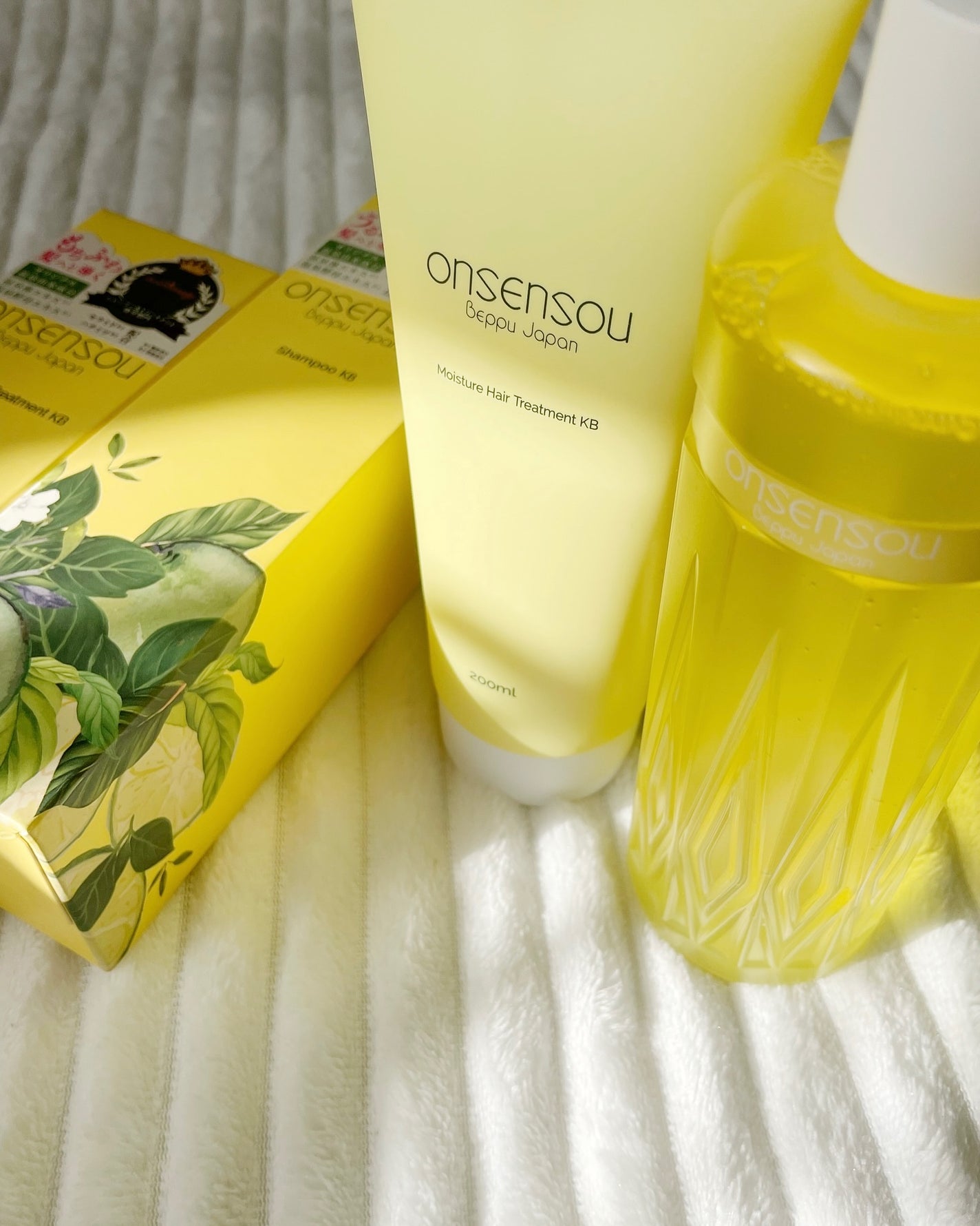 モイスチャーシャンプー/モイスチャートリートメント KABOSU/ONSENSOU/市販シャンプーを使ったクチコミ(7枚目)