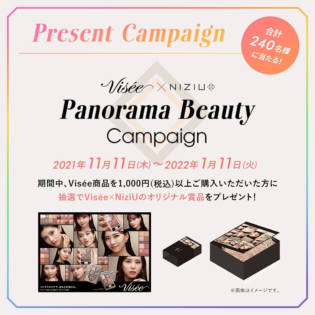 パノラマデザイン アイパレット/Visée/アイシャドウパレットを使ったクチコミ（3枚目）