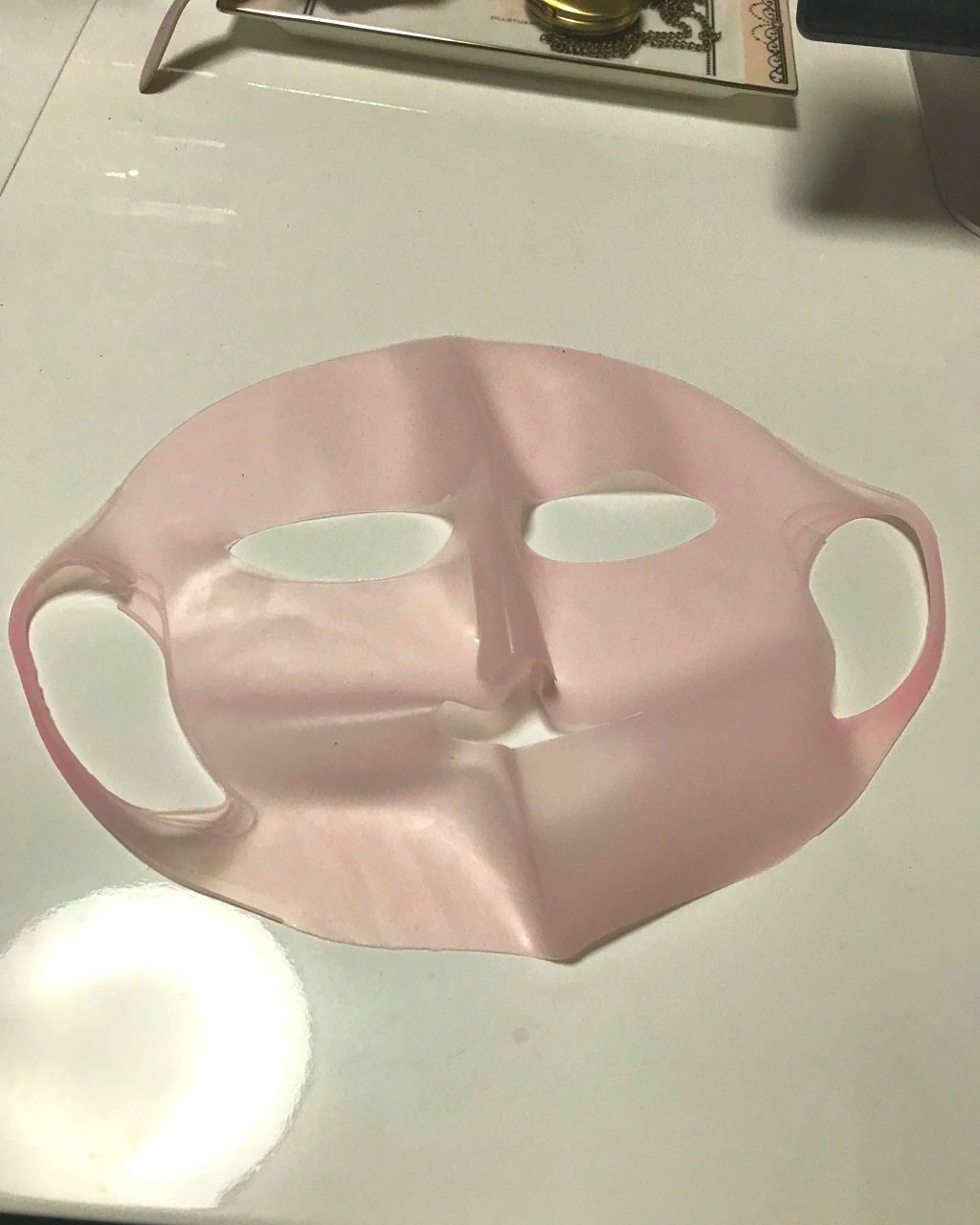 シリコーン潤マスク 3D/DAISO/その他スキンケアグッズを使ったクチコミ(2枚目)