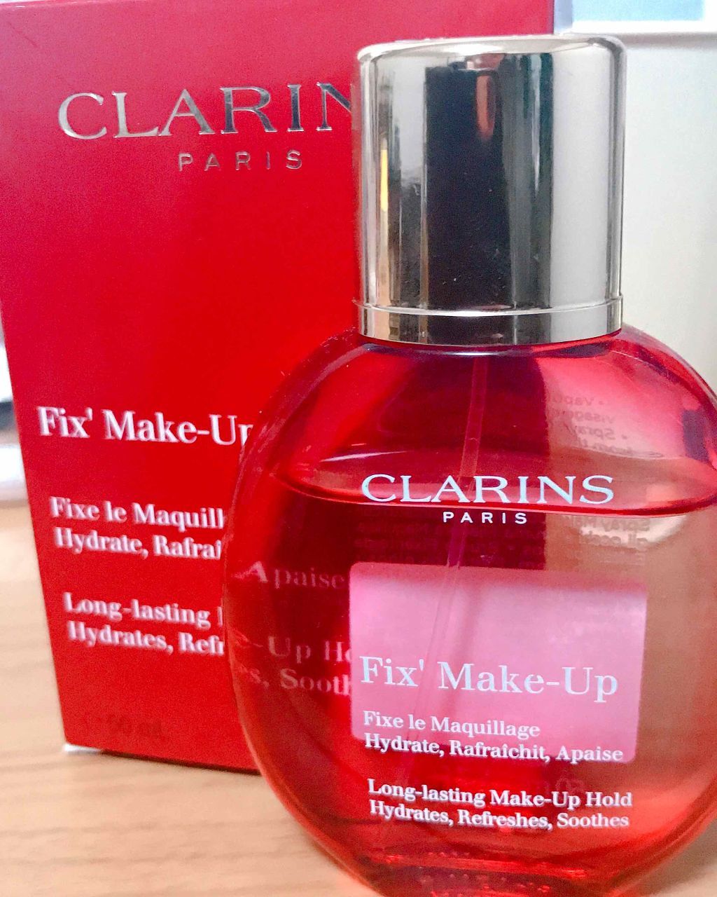 フィックス メイクアップ/CLARINS/ミスト状化粧水を使ったクチコミ(1枚目)
