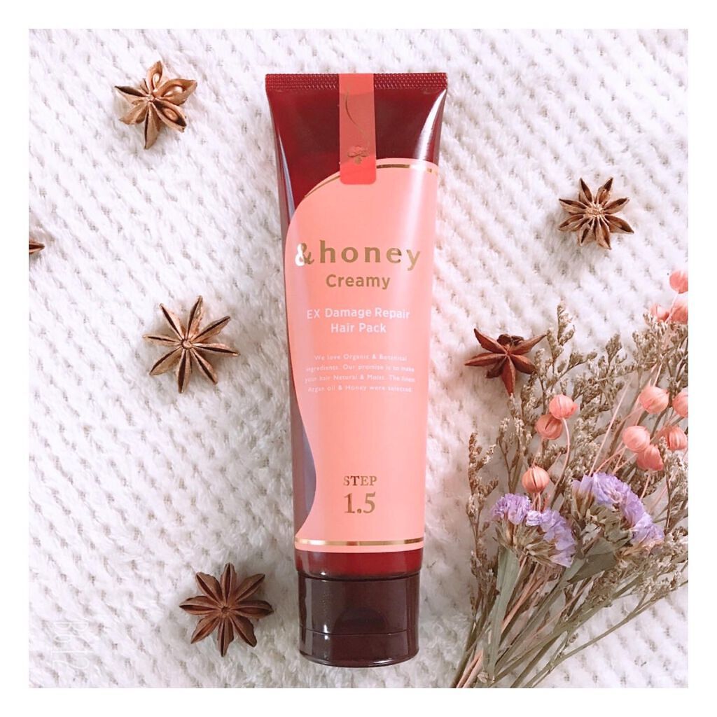&honey  Creamy EXダメージリペアヘアパック1.5/&honey/ヘアマスク・ヘアパックを使ったクチコミ（1枚目）